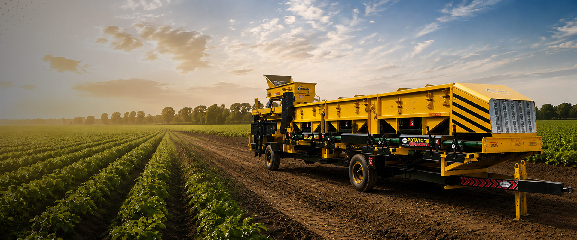 Automatic Potato Grader/Sorting Machine Manufactuer and Supplier in Punjab India - Bhaike Agriculture Works